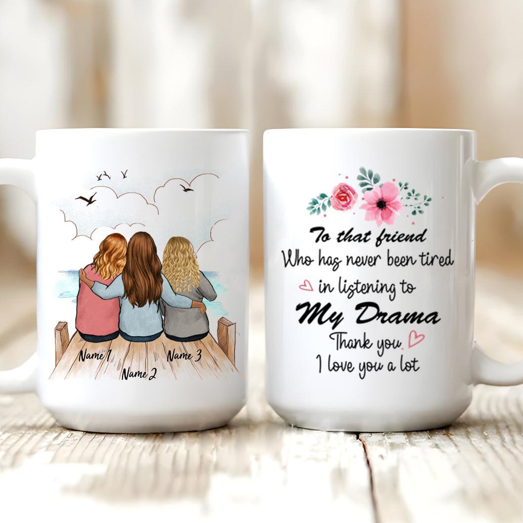 Personalized Best Friend Birthday Gifts - Personalized Custom 11oz Mug - Birthday, Loving, Funny Gift for Grandma/Nana/Mimi, Mom/Dad, Aunt, Wife/Husband, Grandparent - Suzitee Store