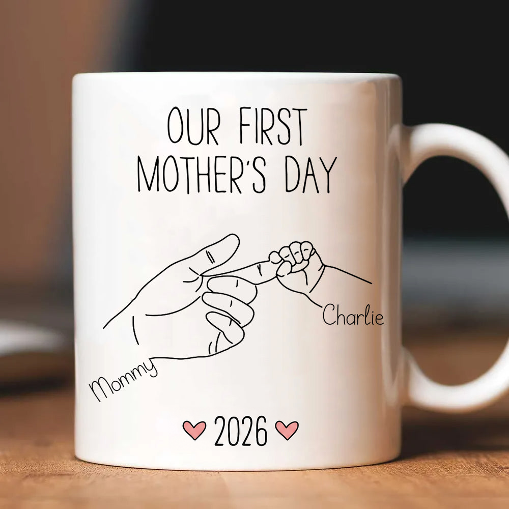 Our First Mother's Day - Personalized Custom Mug - First Mother's Day Gifts, First Time Mom Gifts