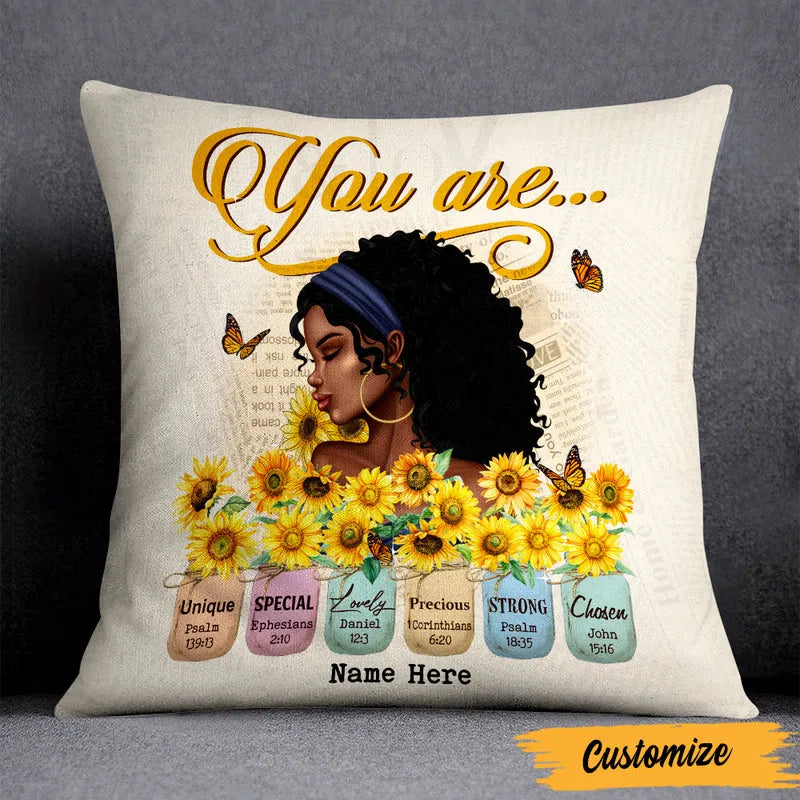 Custom Inspirational Pillow, alternate view 2