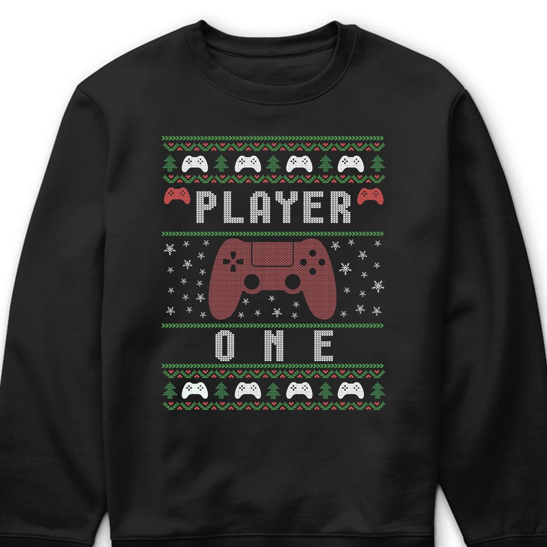 Personalized Matching Christmas Couple Sweaters t-shirt, alternate view 3