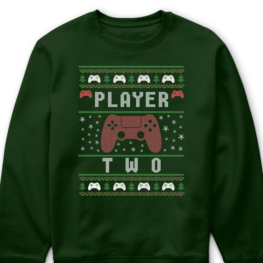 Personalized Matching Christmas Couple Sweaters t-shirt, alternate view 4