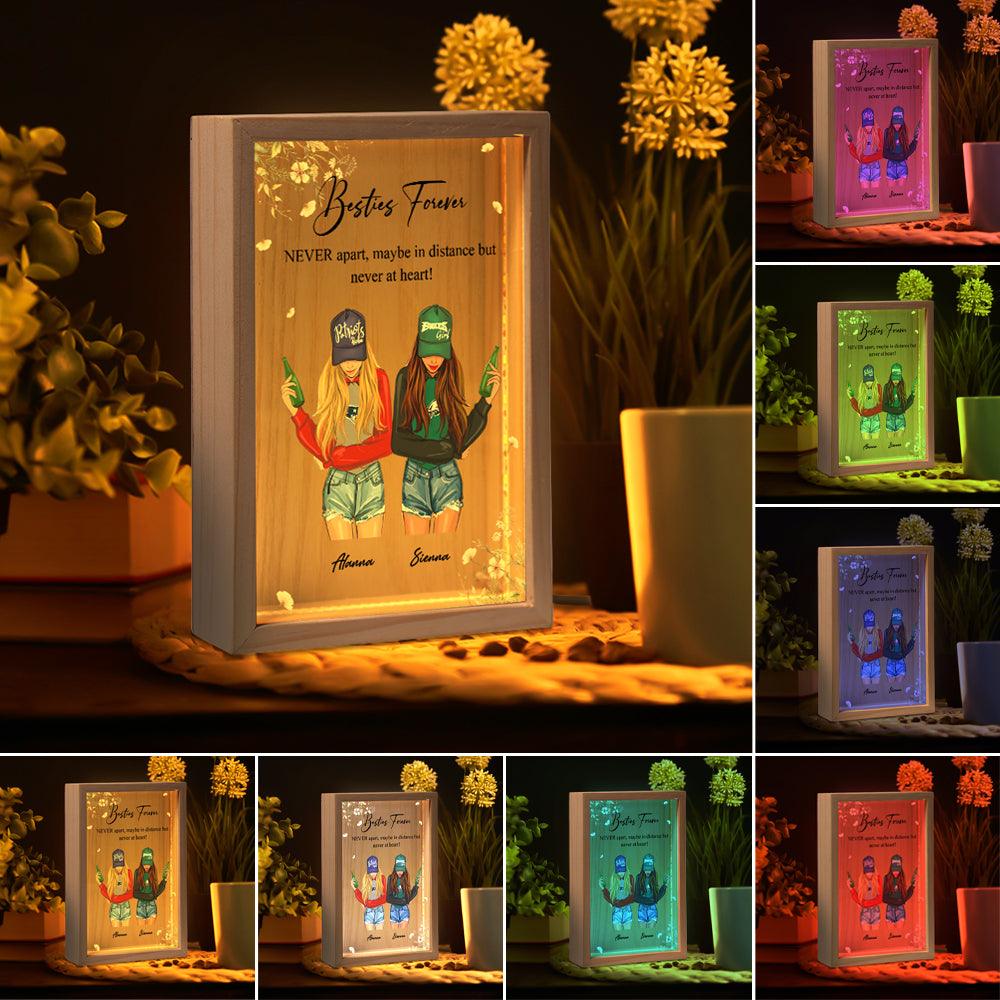 Custom Music Night Light - Personalized Photo Song Frame Light Box - LED Night Lamp, Valentines Day, Anniversary, Wedding, Unique Birthday Gift For Couples, Wife, Husband, Girlfriend, Boyfriend, Be Mine, Gift For Her, Gift For Him, Music Player Frames - Suzitee Store