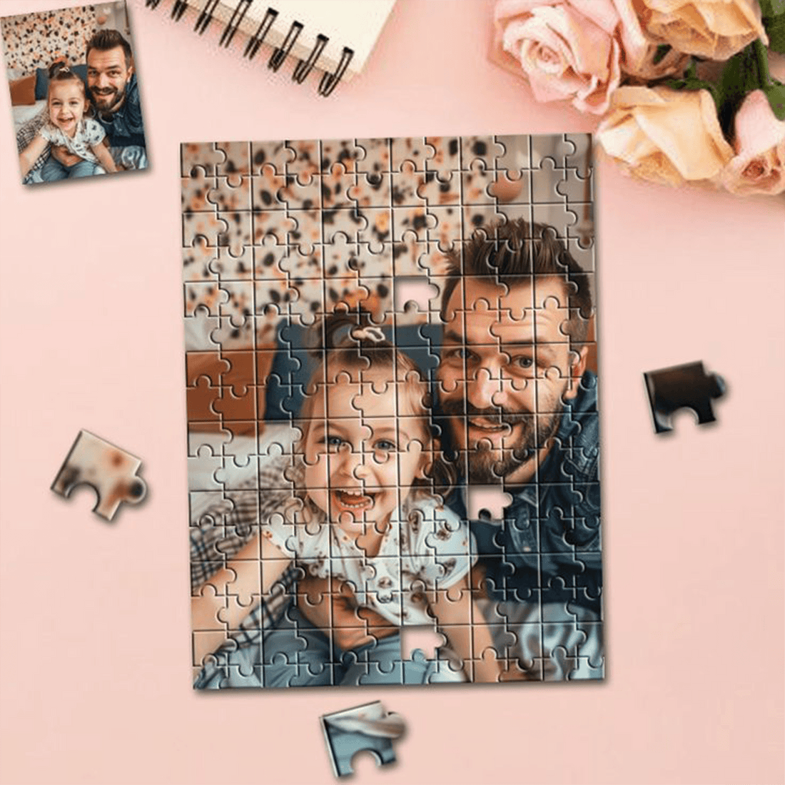 Custom Photo Puzzle Set personalized puzzle, alternate view 6