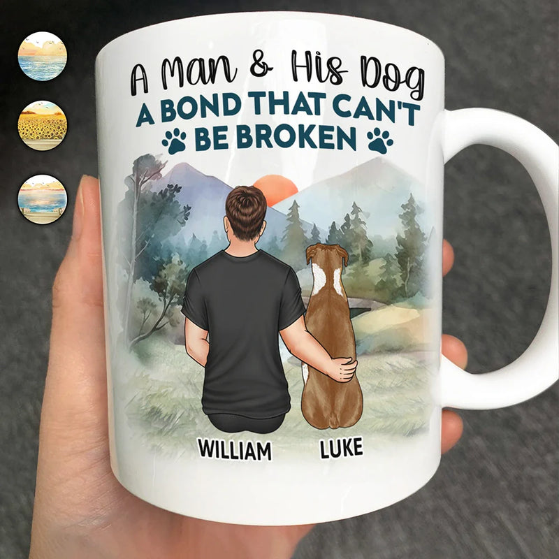 Personalized A Bond That Can't Be Broken For Him mug, main view