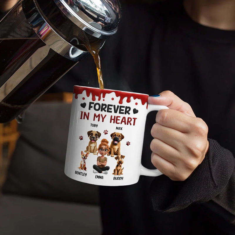 A Girl And Her Dog A Bond That Can't Be Broken personalized mug, alternate view 4