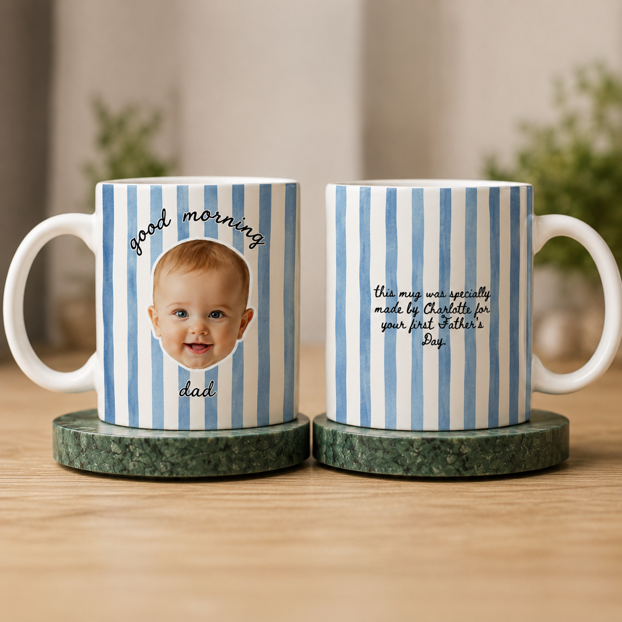 Custom Photo Kid Face - Personalized Custom Mug - Gift For Grandma, Grandpa, Mom, Dad