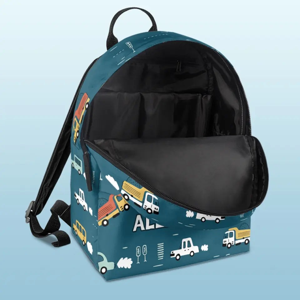 Back To School Personalized Kid Girl Backpack - Custom Gift For Back To School, First Day of School - Student, Son, Daughter | Kindergarten, Pre-K, Preschool