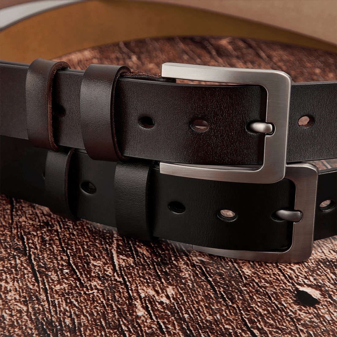 Personalized It Will Remind You How Much We Love You Dad leather belt, alternate view 6