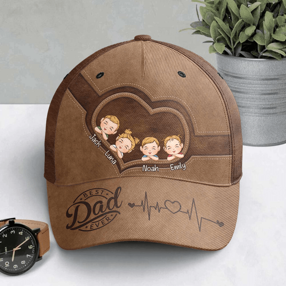 Personalized Best Dad Ever cap, main view