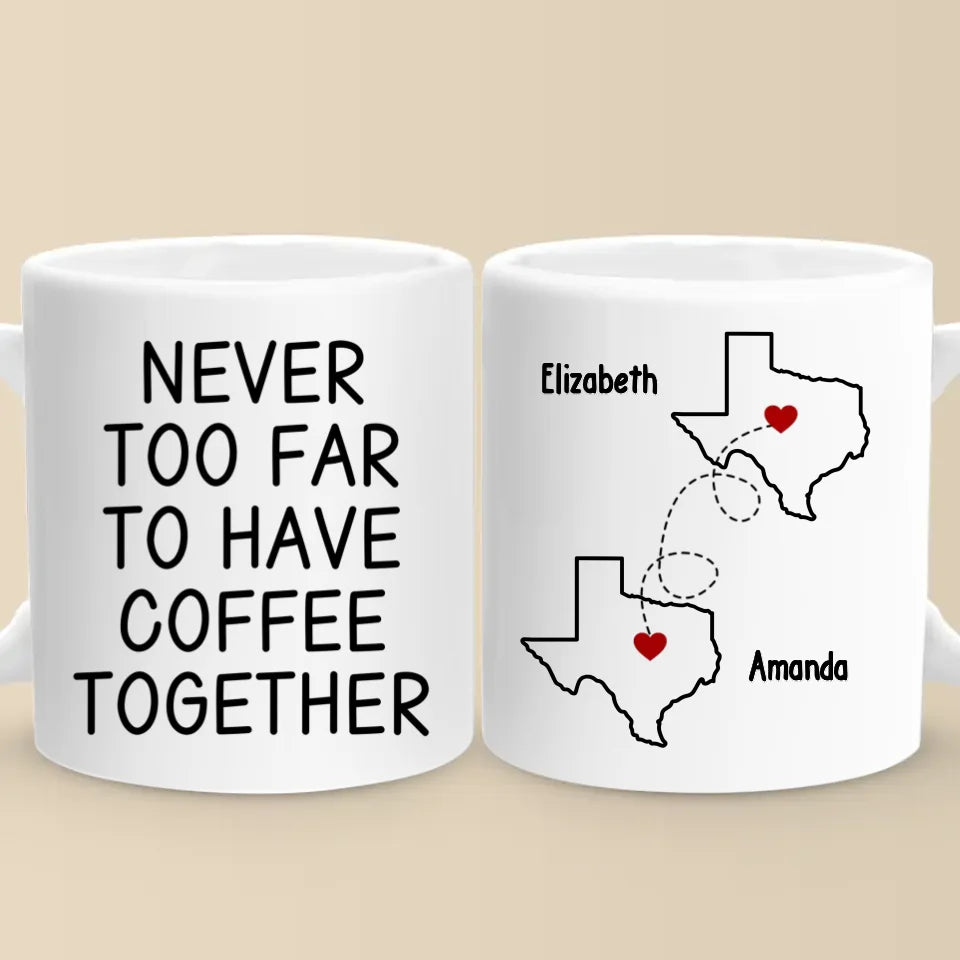 Cherishing Moments With Besties personalized mug, alternate view 2