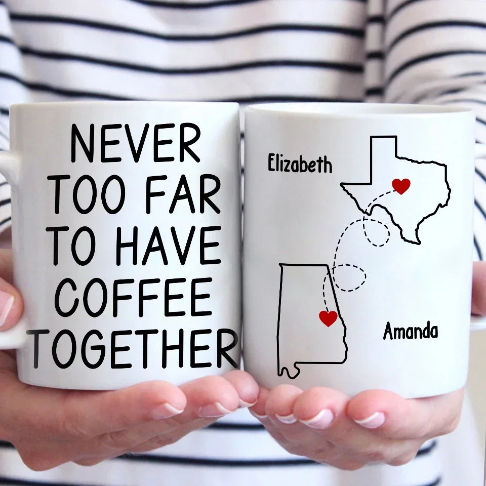 Cherishing Moments With Besties personalized mug, alternate view 3