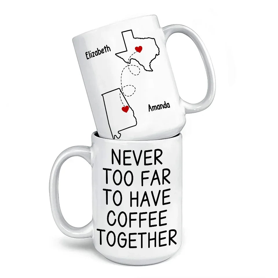 Cherishing Moments With Besties personalized mug, alternate view 4