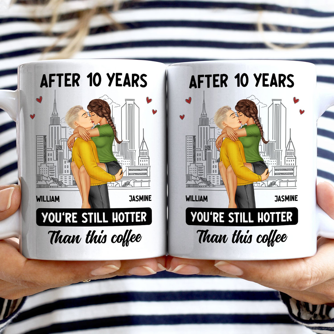 Couple Custom Mug, alternate view 2
