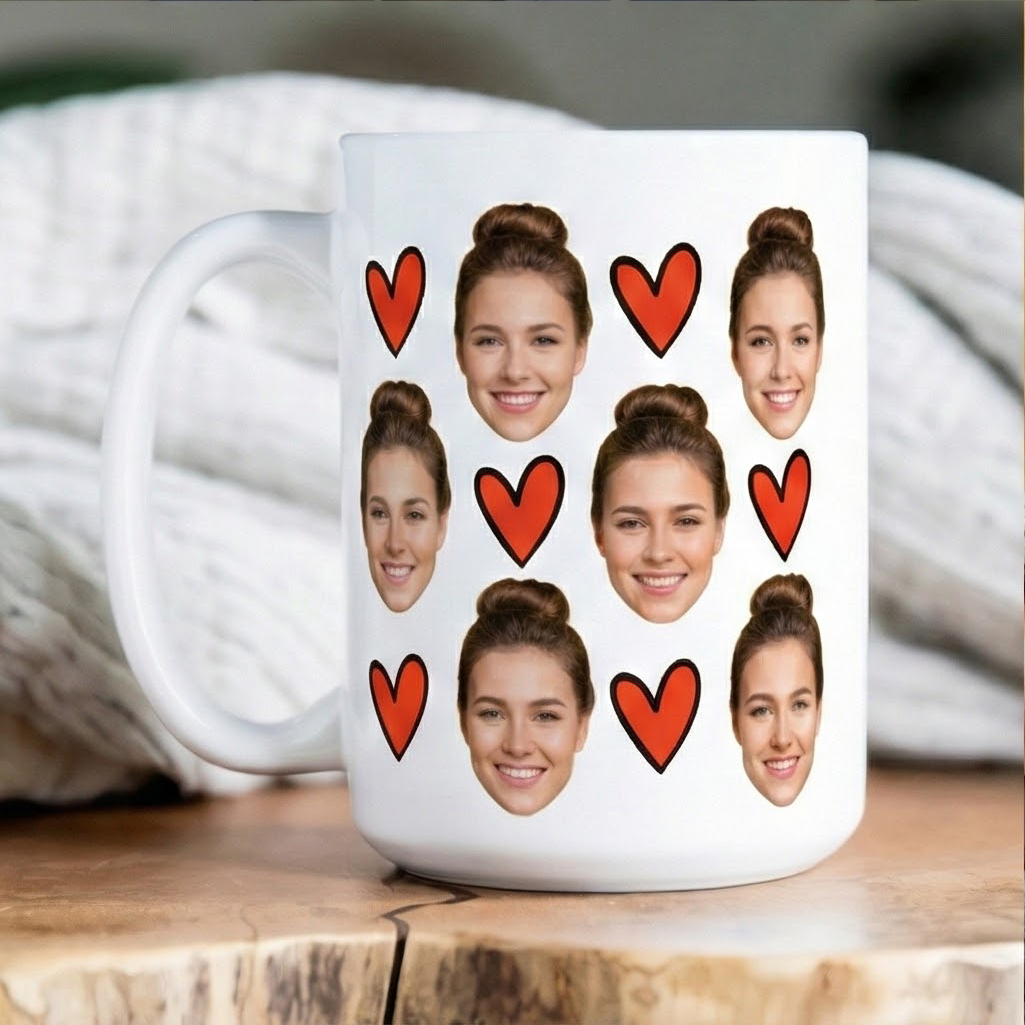 Custom Photo Girlfriend Funny Mug - Personalized Anniversary, Birthday, or Valentine's Day Gift for Her