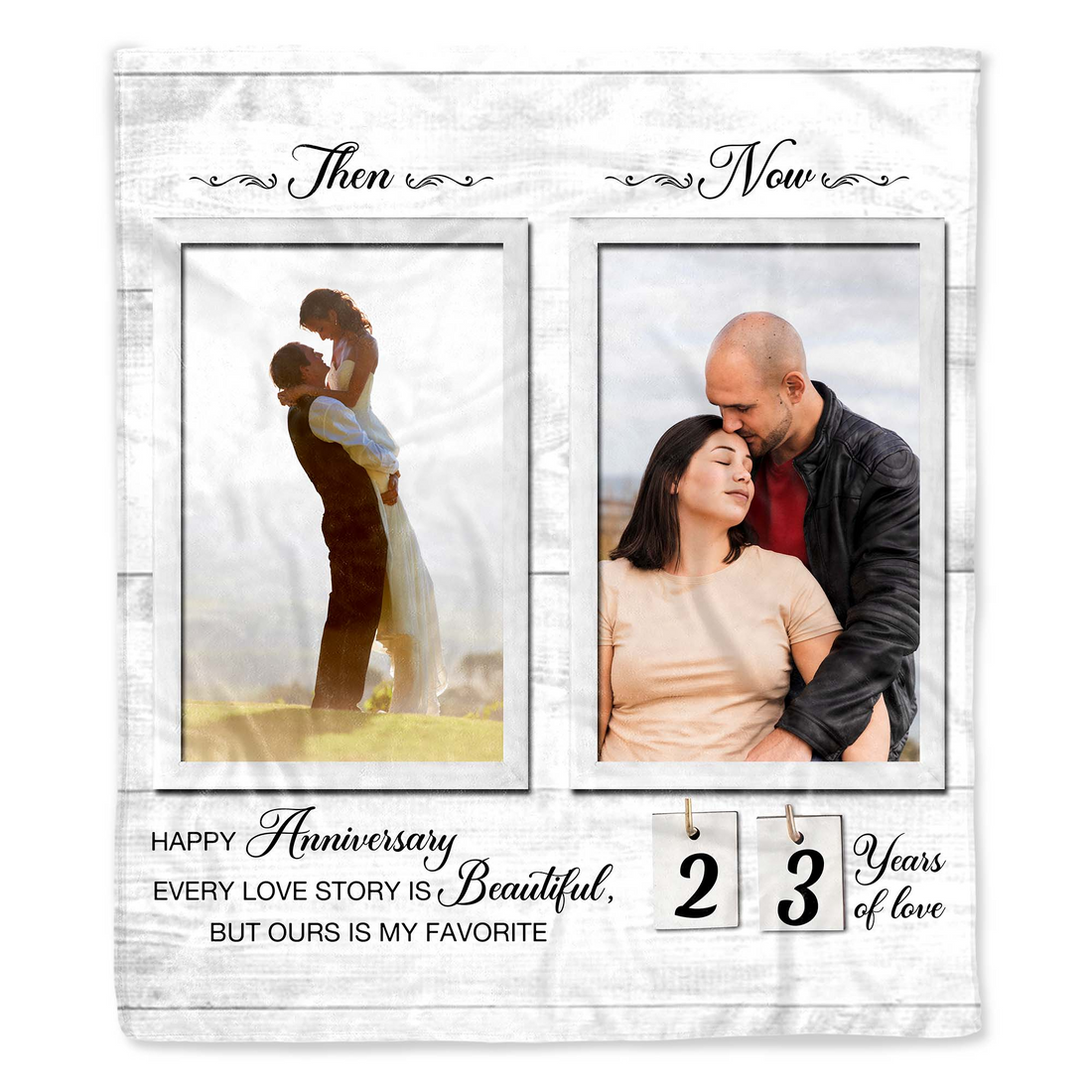 Custom Photo Every Love Story Couple fleece blanket, soft fleece fabric close-up