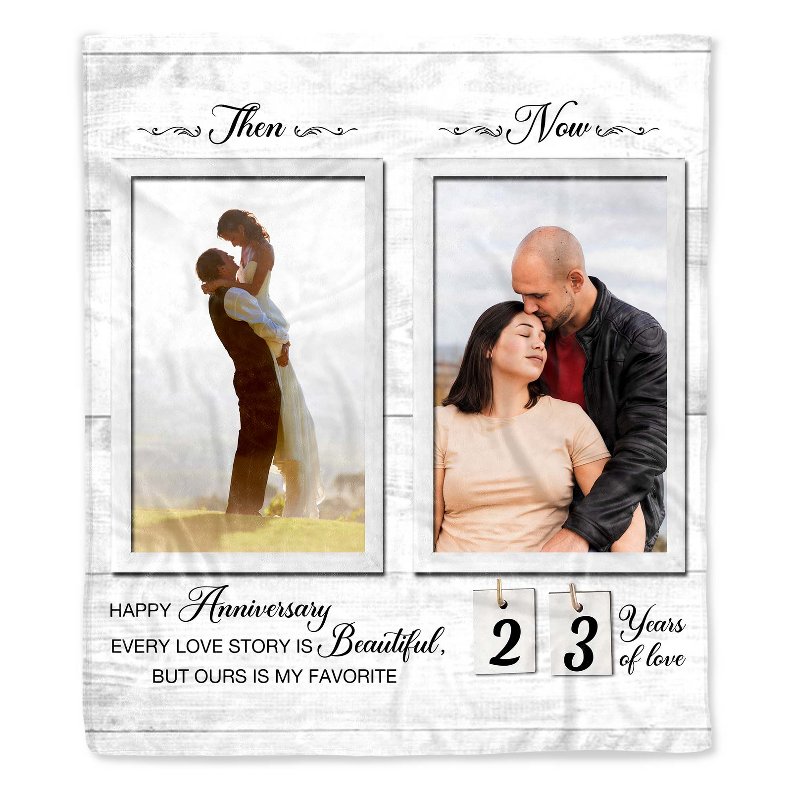 Custom Photo Every Love Story Couple - Personalized Custom Blanket - Gifr For Him/Her, Husband/Wife, Anniversary