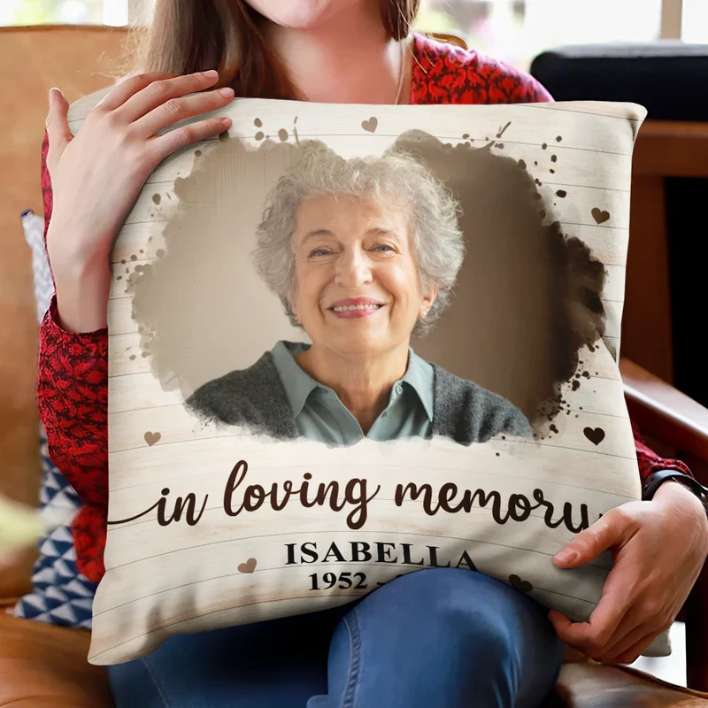 Custom Photo Forever Loved Dog/Cat Memorial - Personalized Custom Pillow - Sympathy Gift For Pet Owners, Pet Lovers
