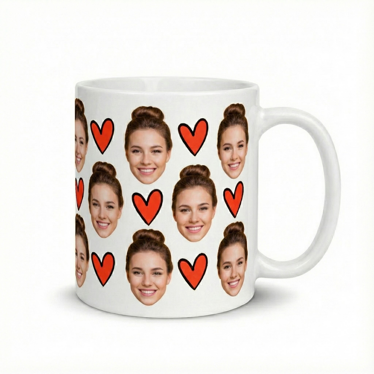 Custom Photo Girlfriend Funny Mug - Personalized Anniversary, Birthday, or Valentine's Day Gift for Her