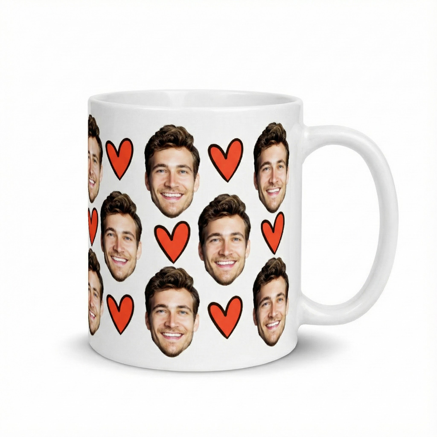 Custom Photo Boyfriend Girlfriend Funny Couple - Personalized Custom Mug - Gift For Him/Her, Boyfriend/Girlfriend, Husband/Wife on Anniversary, Valentine's Day