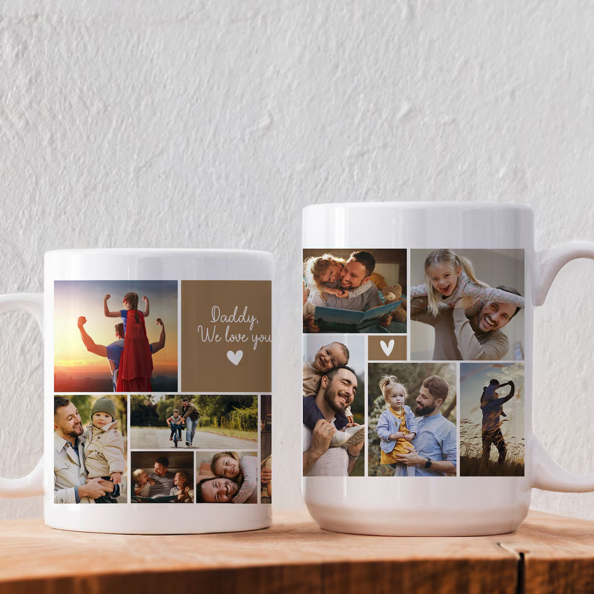 Custom Photo Dad We Love You - Personalized Custom Mug - Father's Day Gift For Dad, Daddy, Papa