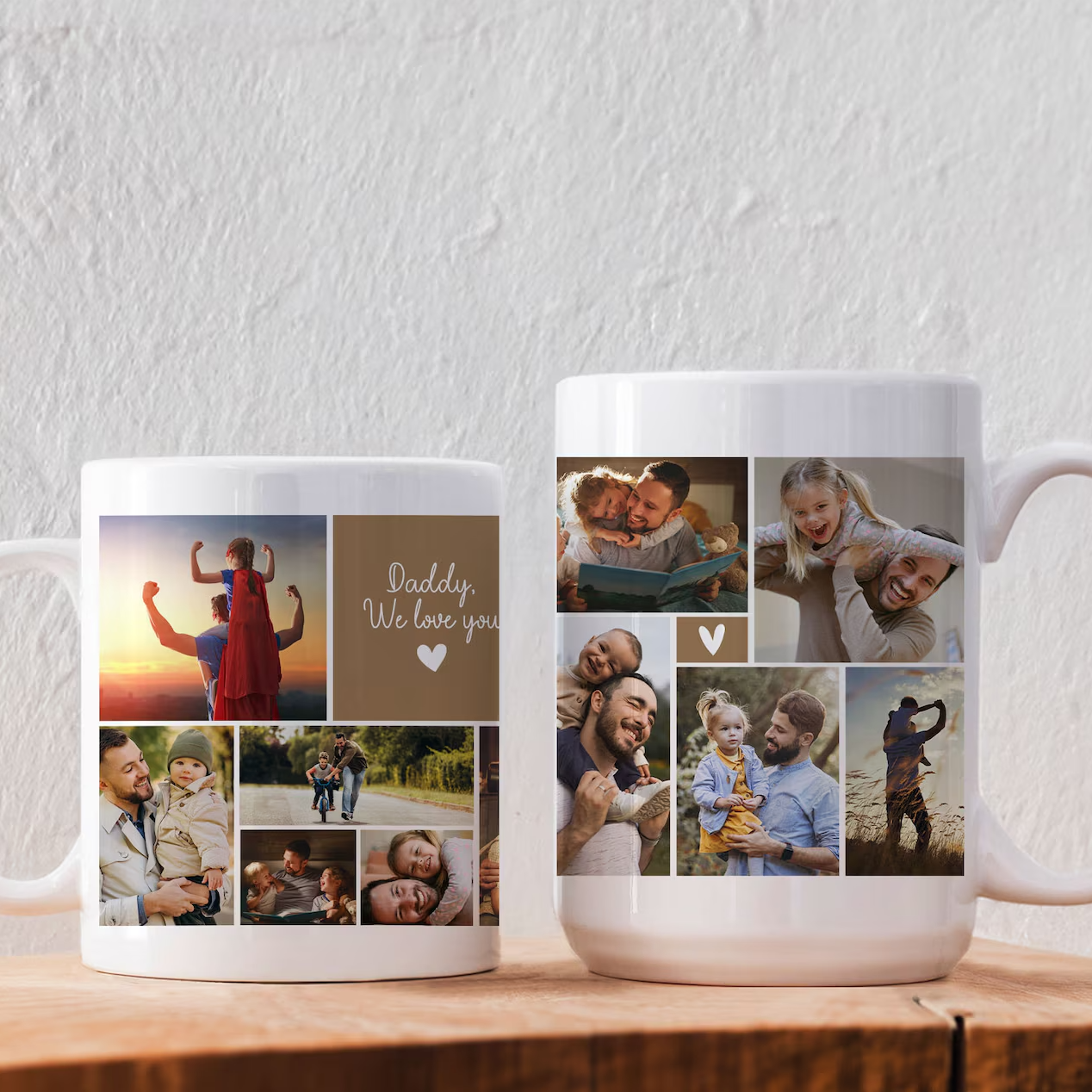 Custom Photo Dad We Love You - Personalized Custom Mug - Father's Day Gift For Dad, Daddy, Papa