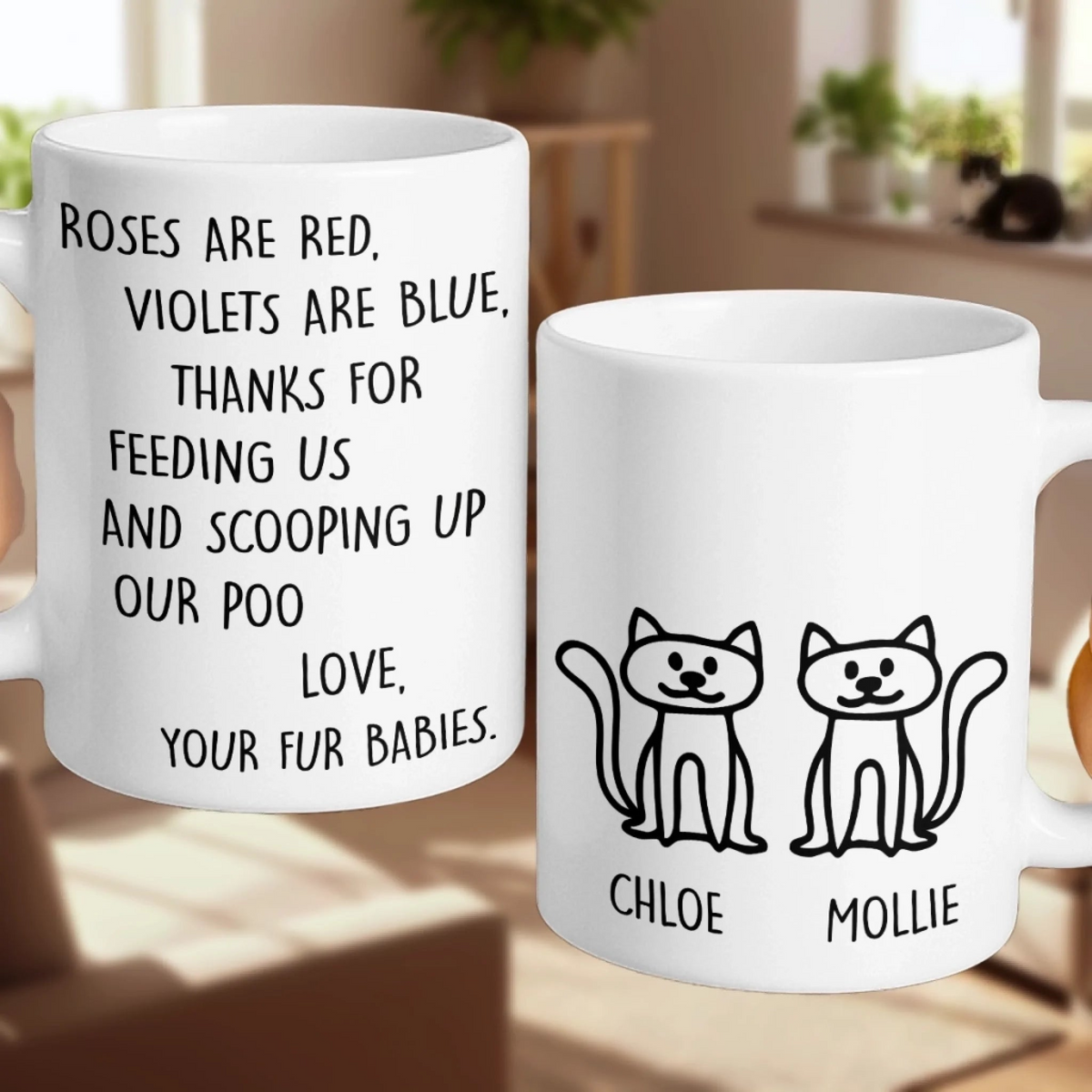 Daily Dose Of Purr Therapy Cat Lovers - Personalized Custom Mug - Gift For Cat Lovers, Cat Mom, Cat Dad