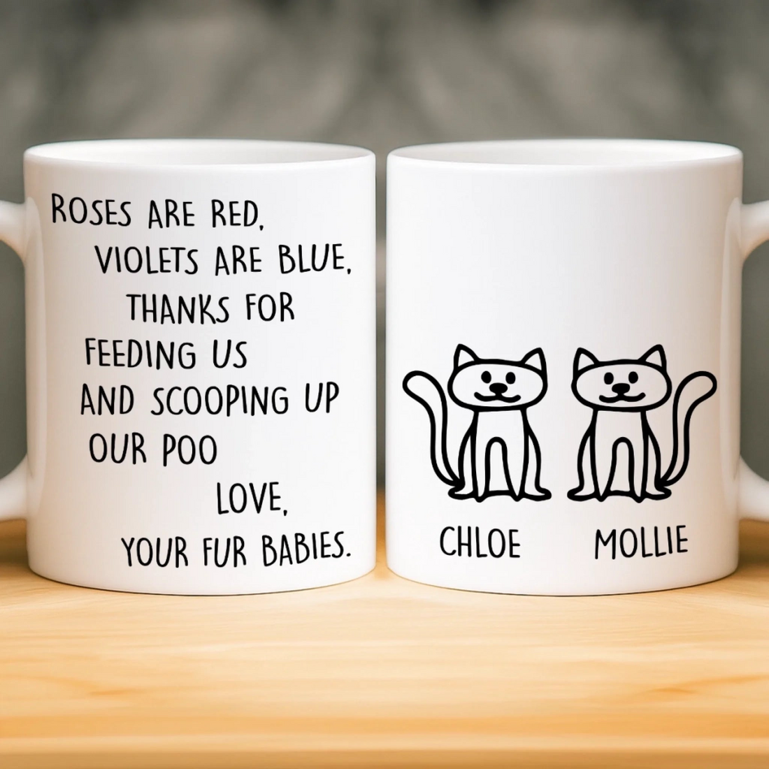Daily Dose Of Purr Therapy Cat Lovers personalized mug, alternate view 2