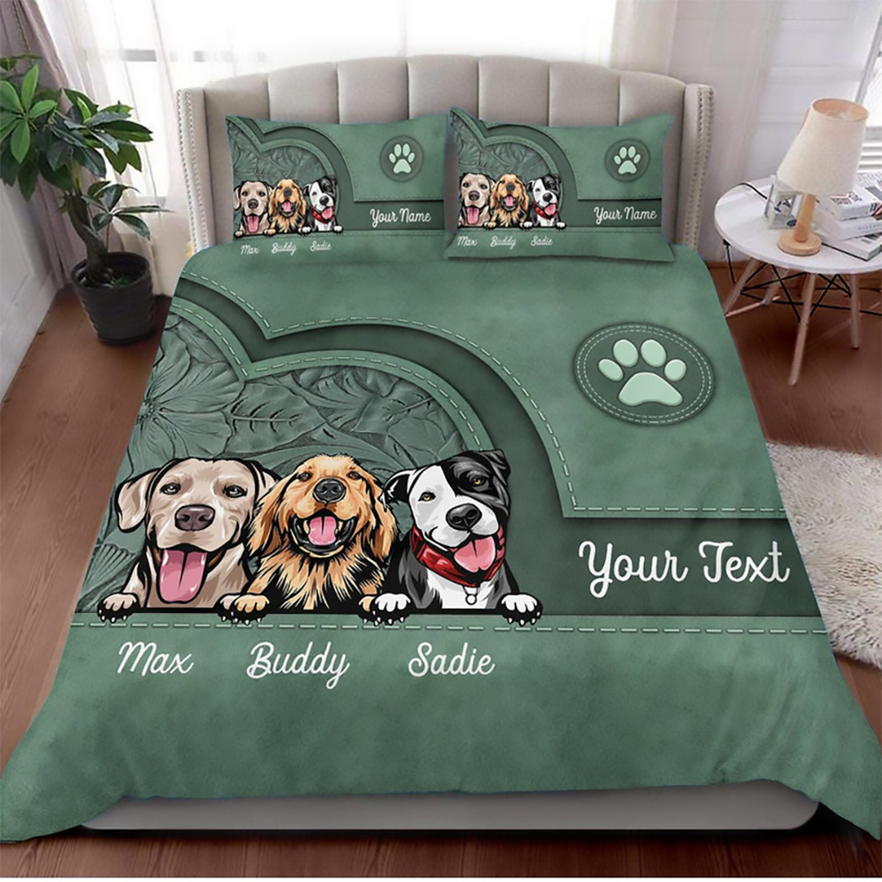 Dog Personalized Bedding Set personalized bedding set, main view