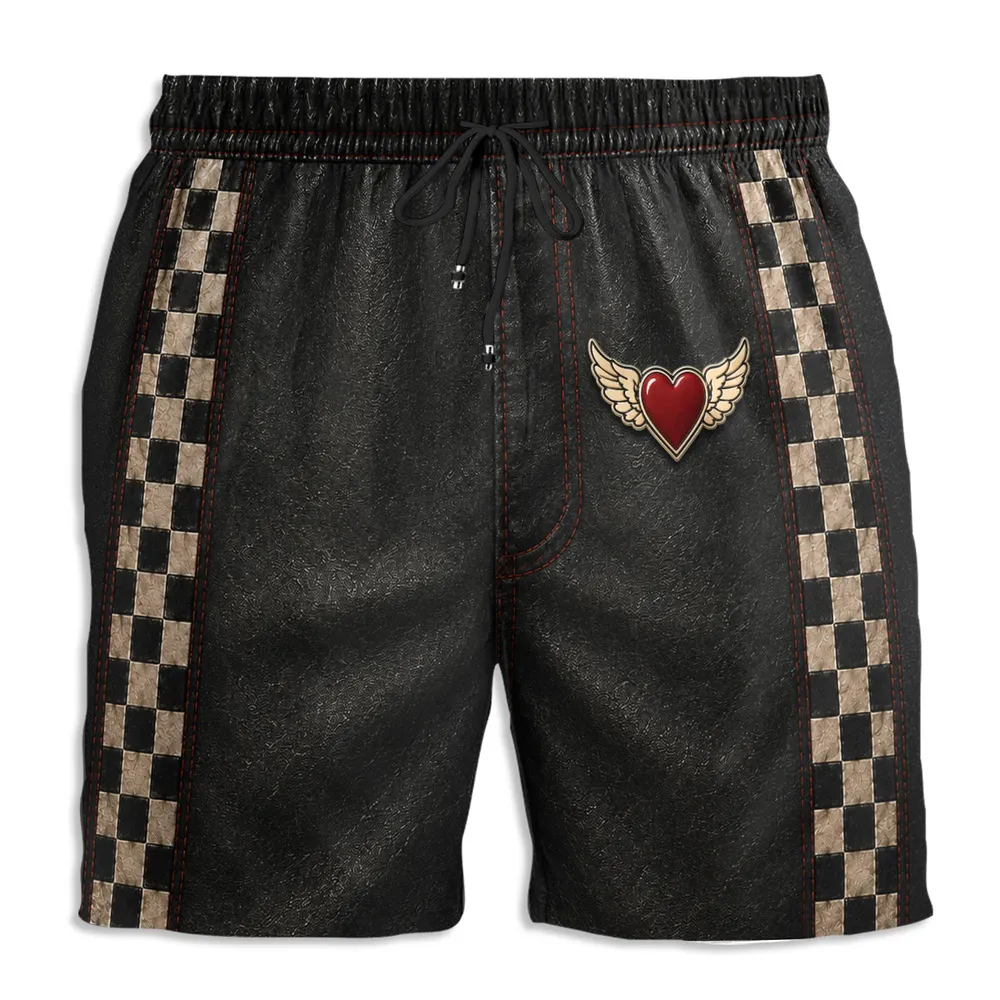Funny Beach Trunks personalized beach shorts, alternate view 4