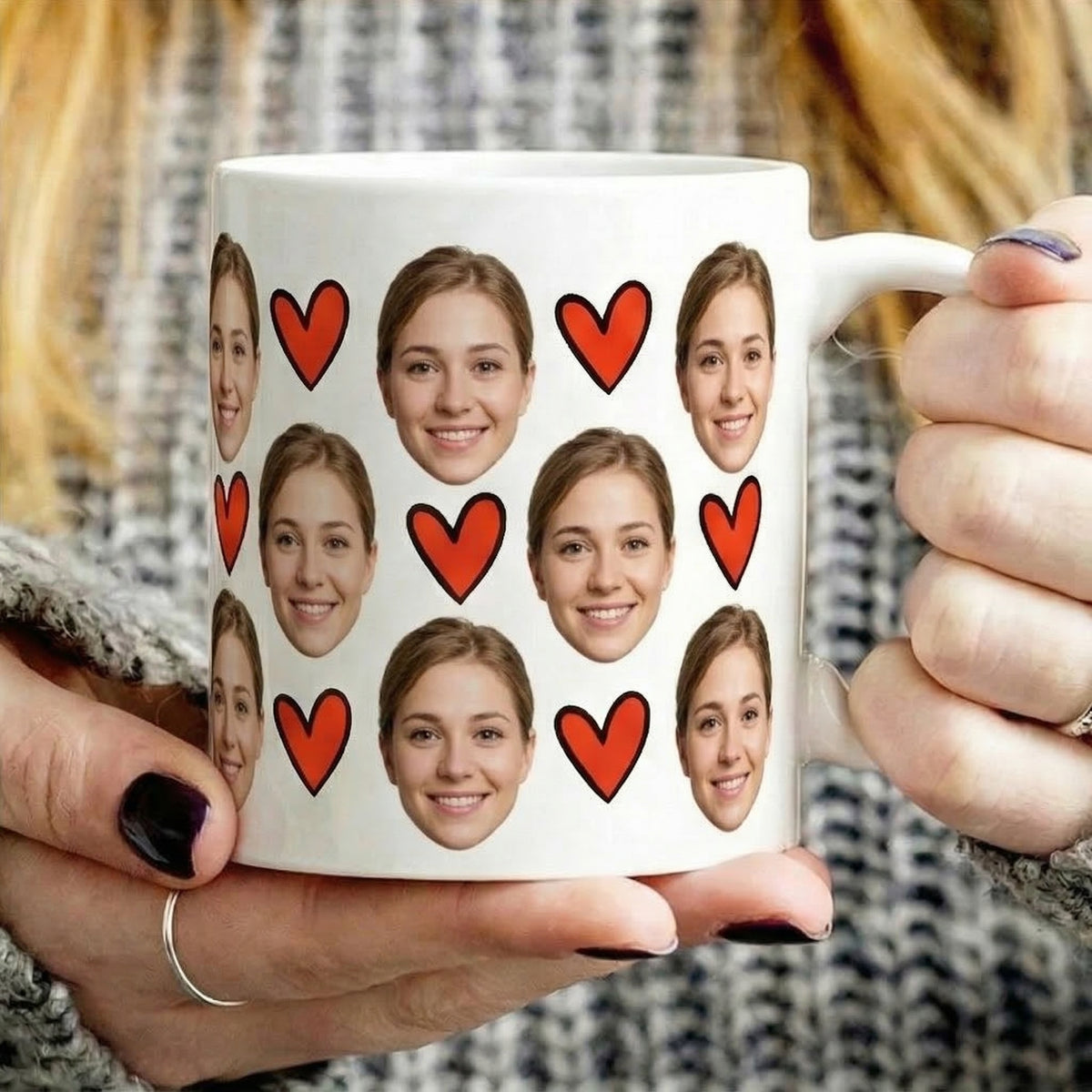 Custom Photo Girlfriend Funny Mug - Personalized Anniversary, Birthday, or Valentine's Day Gift for Her