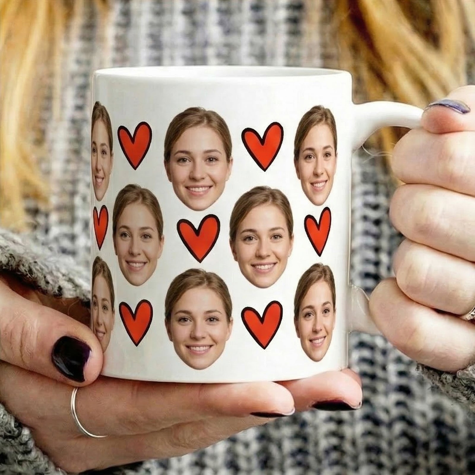 Custom Photo Girlfriend Funny Mug - Personalized Anniversary, Birthday, or Valentine's Day Gift for Her