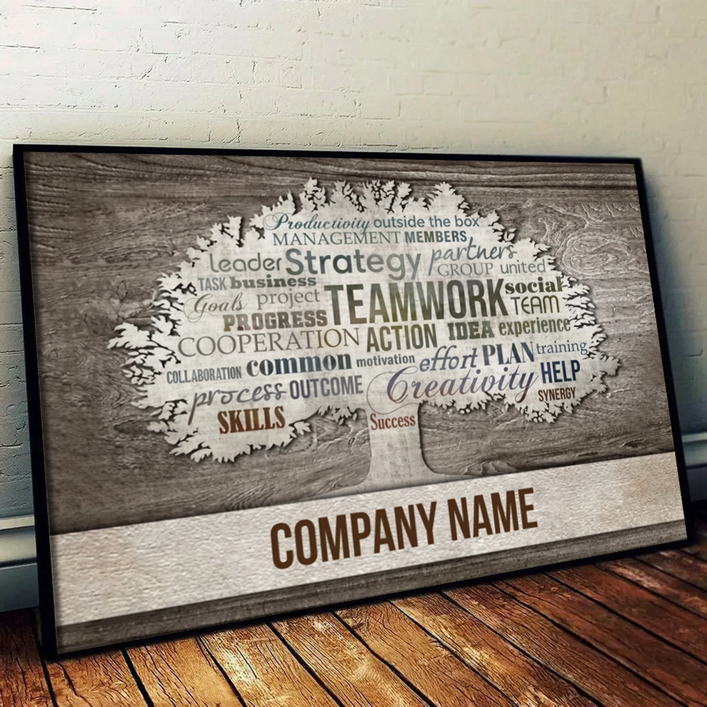 Motivational Office Wall Art - Personalized Poster/Canvas Prints - Gift For Coworkers, Office Wall Decor