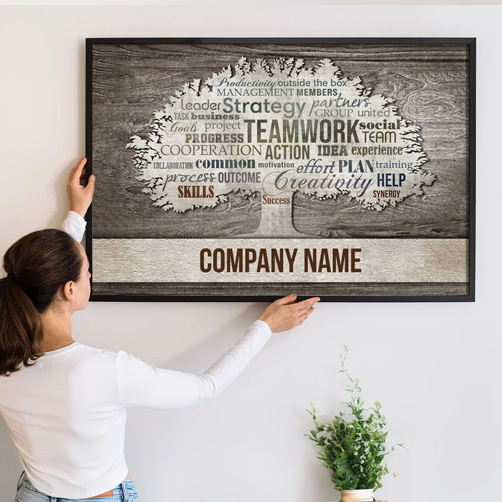 Motivational Office Wall Art - Personalized Poster/Canvas Prints - Gift For Coworkers, Office Wall Decor