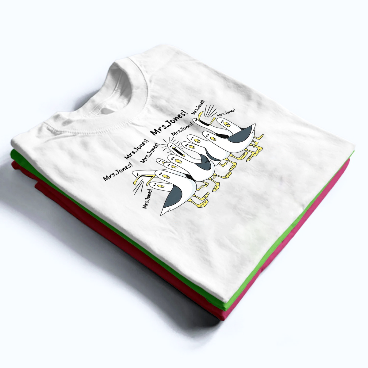 Funny Seagulls Calling Teacher - Personalized Custom Shirt - Back To School Gift For Teachers, Educators