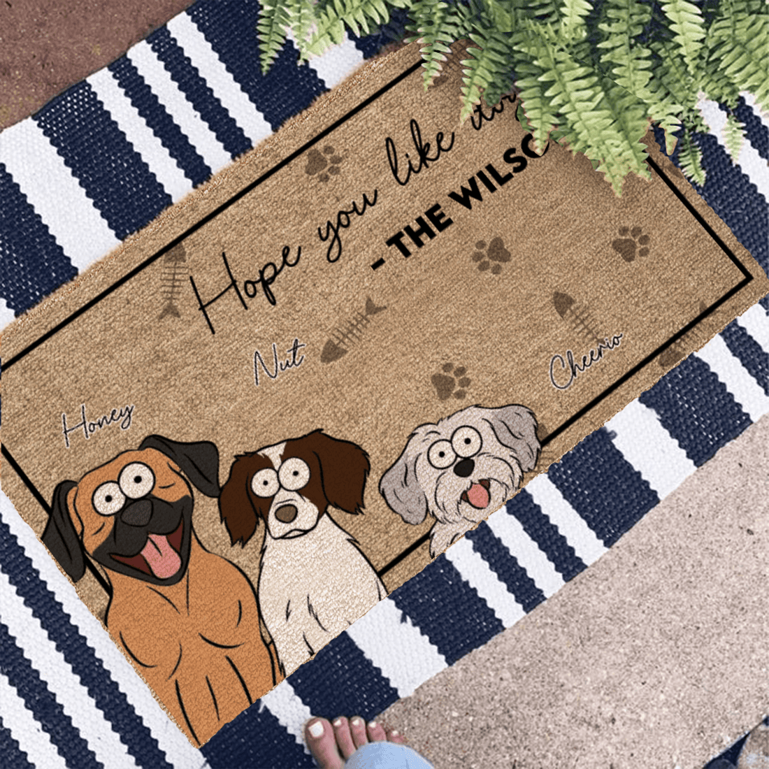 Custom Dog Doormat, alternate view 2