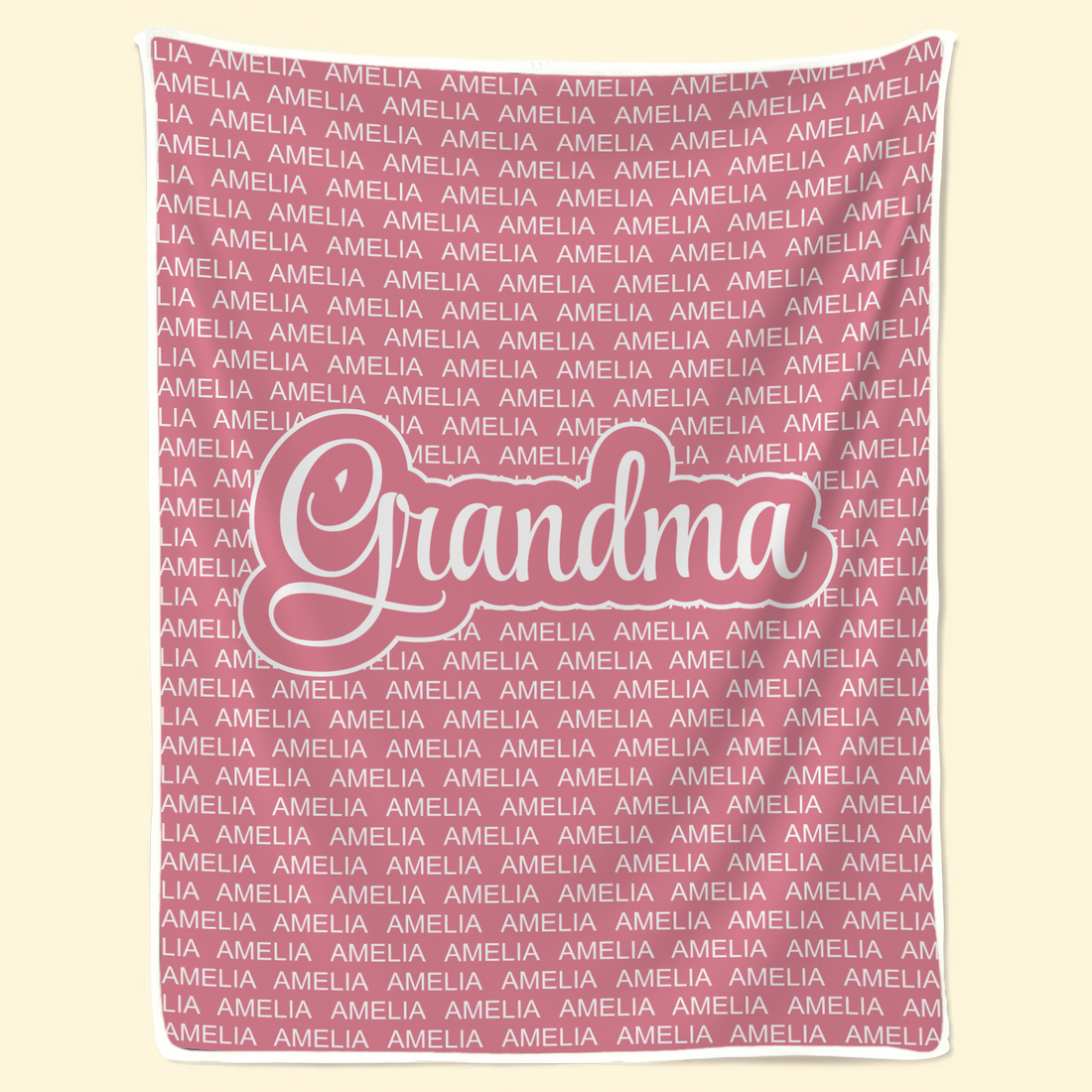 Warm and Cozy Family Blanket - Personalized Custom Blanket - Gift For Grandparents, Grandma, Grandpa
