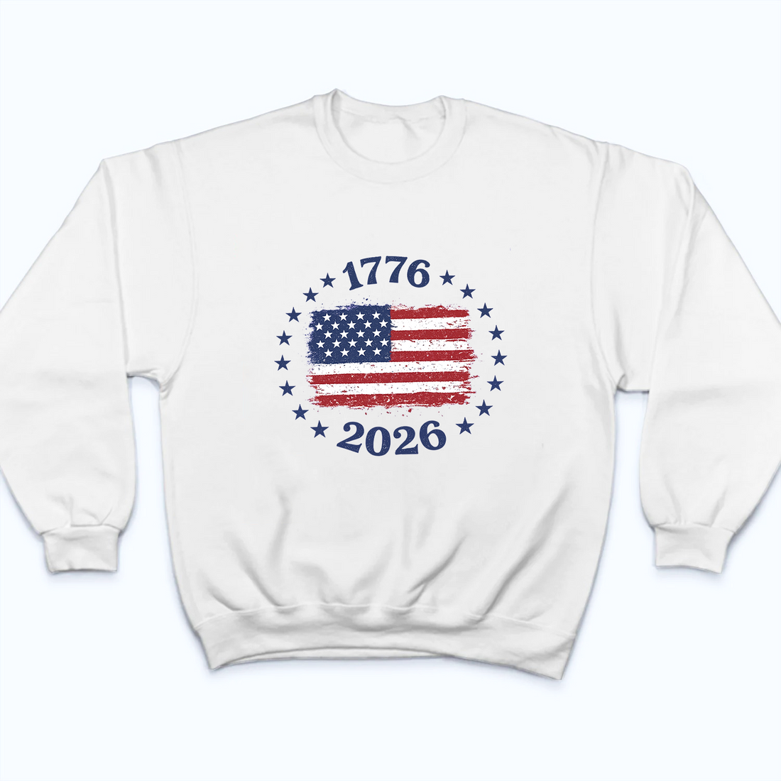 Personalized USA Flag American 250th Anniversary t-shirt, alternate view 4