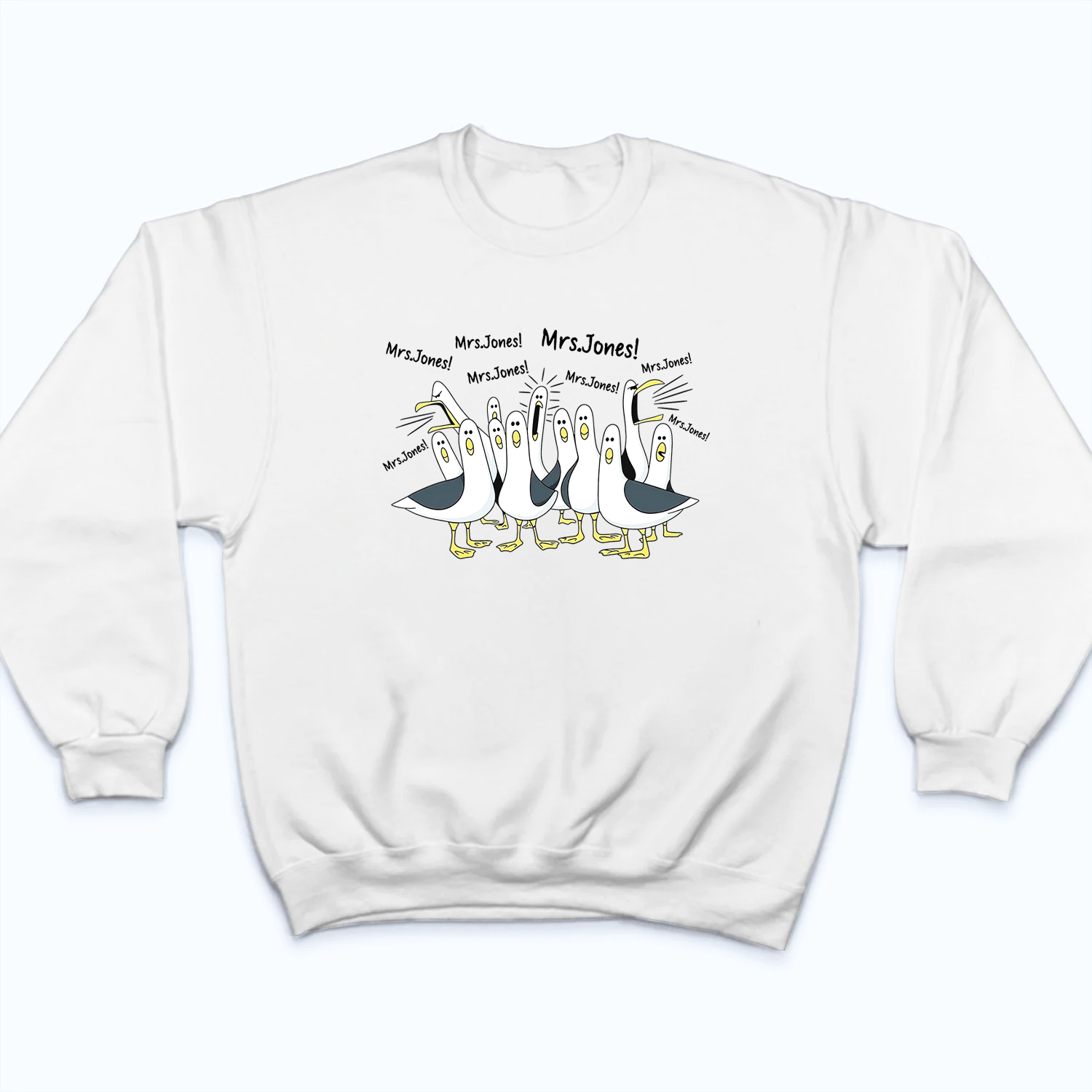 Funny Seagulls Calling Teacher - Personalized Custom Shirt - Back To School Gift For Teachers, Educators