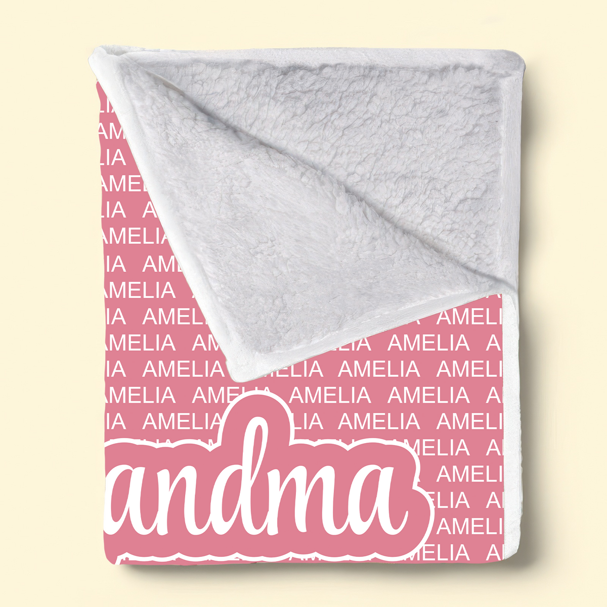 Warm and Cozy Family Blanket - Personalized Custom Blanket - Gift For Grandparents, Grandma, Grandpa