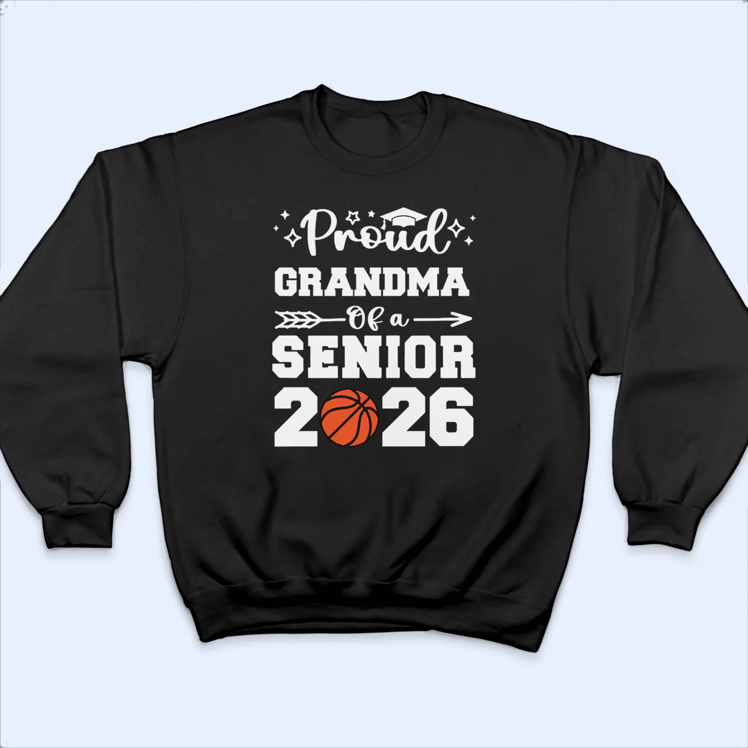 Proud Family Of A Senior 2024 - Personalized Custom T Shirt - Birthday, Loving, Funny Gift for Grandma/Nana/Mimi, Mom, Wife, Grandparent - Suzitee Store