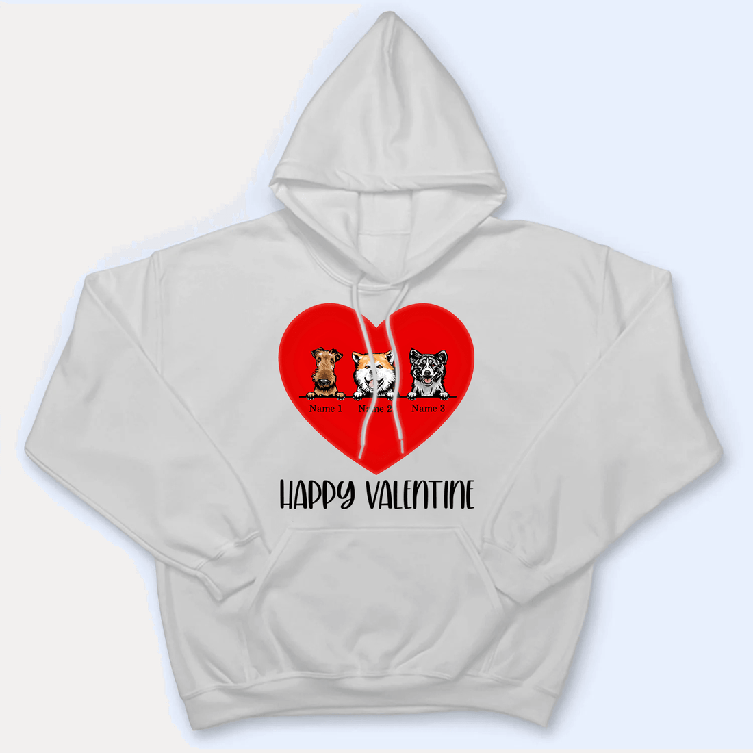 Personalized All Heart For My Dogs t-shirt, alternate view 5