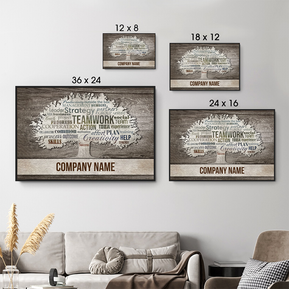 Motivational Office Wall Art - Personalized Poster/Canvas Prints - Gift For Coworkers, Office Wall Decor