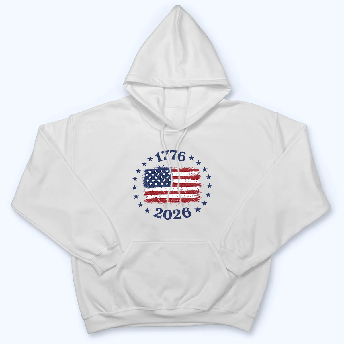USA Flag American 250th Anniversary - Personalized Custom Shirt - America 250th Anniversary Gifts For Family, Mom, Dad, Brother, Sister