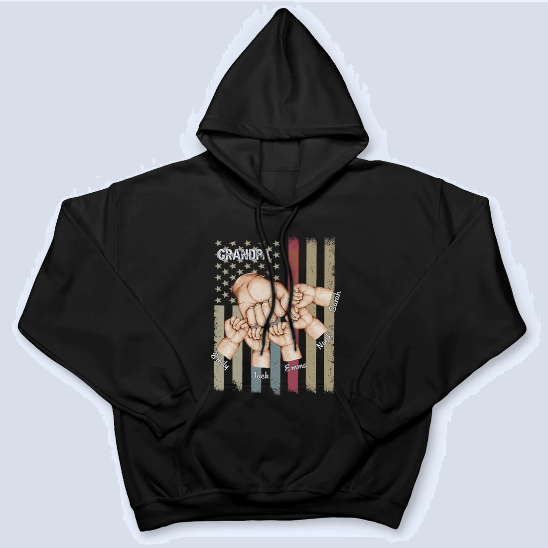 Grandpa Fist Bump personalized t-shirt, alternate view 5
