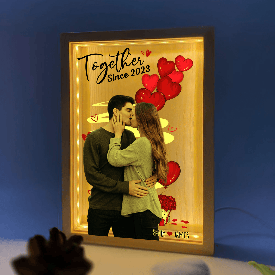 Personalized Together Since frame light box, alternate view 5