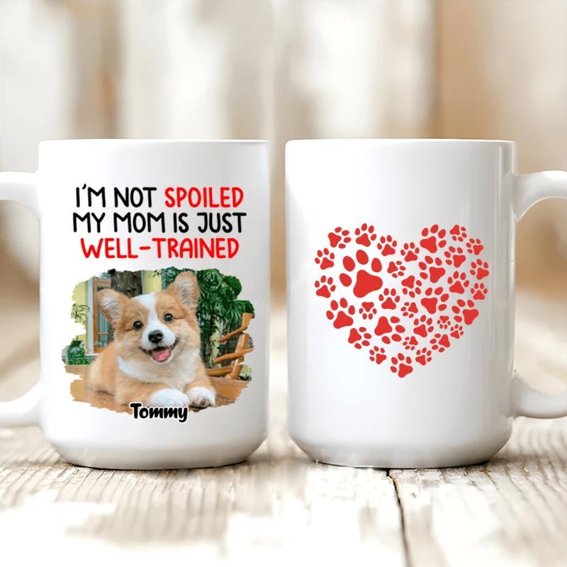 Custom Photo We Aren't Spoiled - Personalized Gift for Dog/Cat Lovers, Pet Lovers, Dog Mom, Cat Mom, Dog Dad, Cat Dad - Suzitee Store