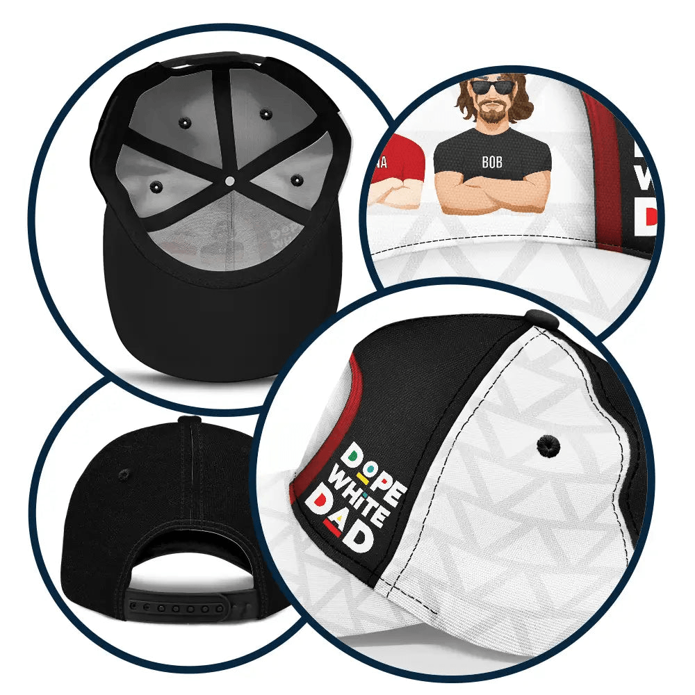 Personalized Dope Black Dad cap, alternate view 5