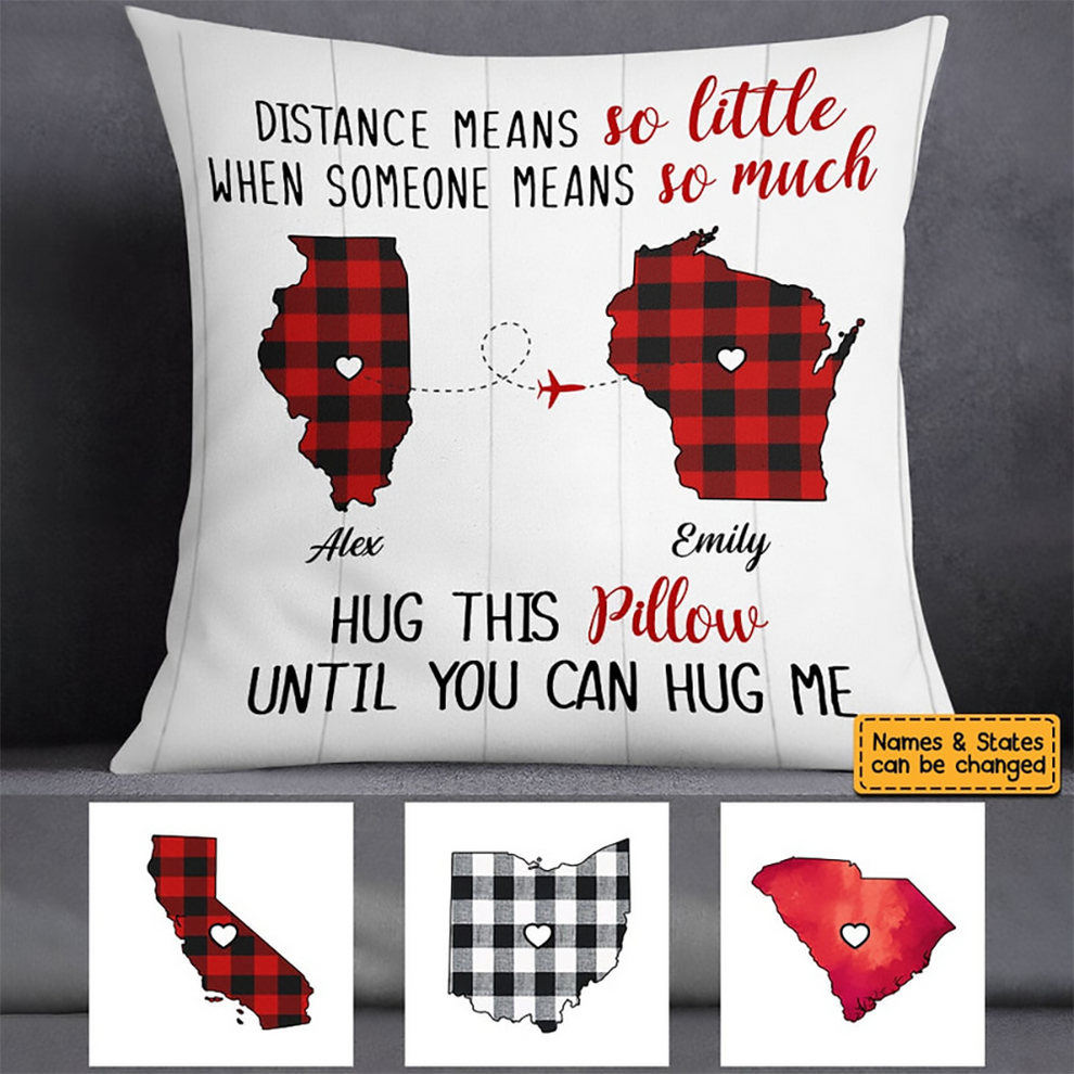 Hug This Gift for Someone Special personalized pillow, main view
