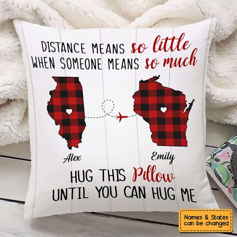 Hug This Gift for Someone Special personalized pillow, alternate view 3
