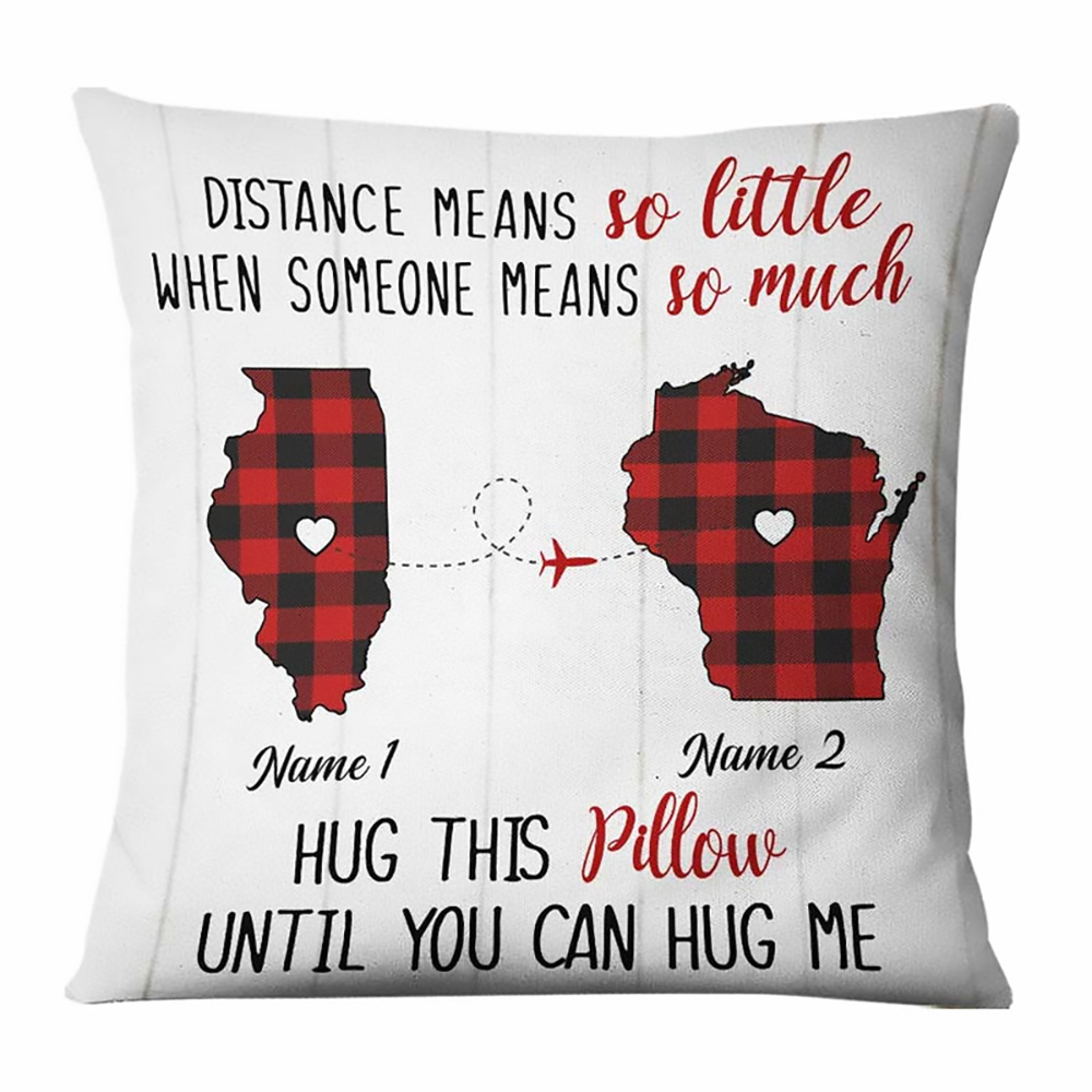 Hug This Gift for Someone Special personalized pillow, alternate view 2